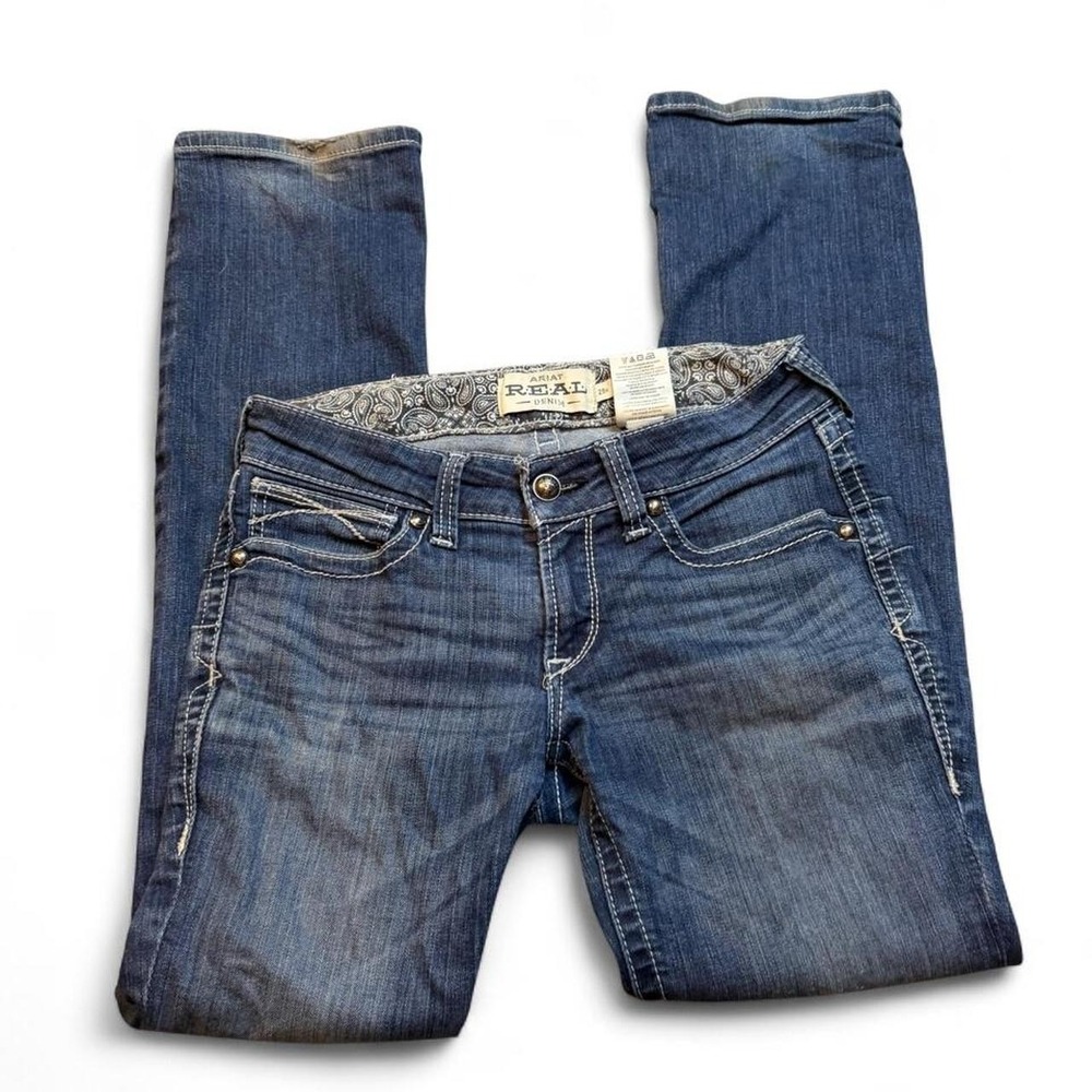 Ariat Real Denim 28R women's workwear western jeans READ